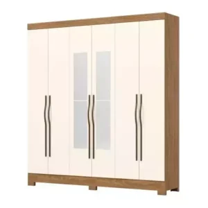 Placard 6 Puertas Nature/Off White