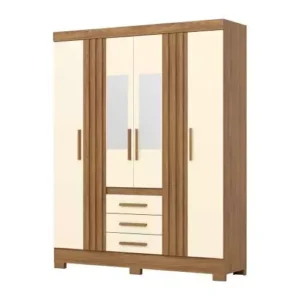 Placard 6 Puertas Nature/Off White