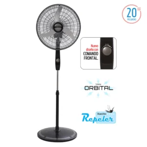 Ventilador de pie 20 pulgadas, comando frontal - Liliana